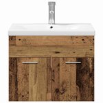 vidaXL Ensemble de mobilier de salle de bain Bois d'ingénierie