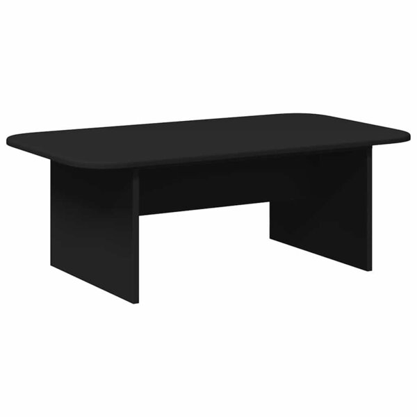 vidaXL Table basse Noir 93 x 53 x 33 cm Bois d'ingénierie