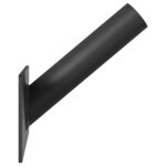 vidaXL Support de mât de drapeau Noir 13 x 6 cm Acier