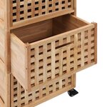 vidaXL Armoire de salle de bains 41x41x91 cm Bois de noyer massif