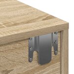vidaXL Étagère murale avec tiroirs chêne sonoma bois d'ingénierie