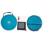 vidaXL Tente d'intimité bleu escamotable imperméable