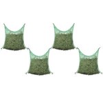 vidaXL Filet à foin 4 Pièces Carré 0 9 x 1 5 m PP