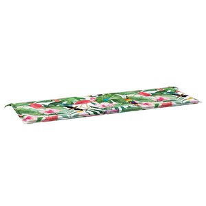 vidaXL Coussin de banc de jardin multicolore 150x50x4 cm tissu oxford