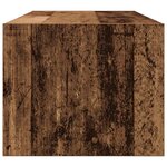 vidaXL Meuble TV vieux bois 80x31x25 5 cm bois d'ingénierie