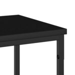 vidaXL Table console avec étagère Autre Chêne noir 180 x 30 x 75 cm