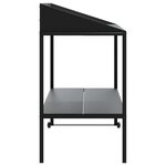 vidaXL Support pour plantes anthracite 100x54 5x100 cm acier galvanisé