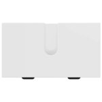 vidaXL Ensemble de mobilier de salle de bain 2 Pièces Blanc brillant