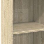 vidaXL Buffet haut chêne sonoma 50x41x124 cm bois d'ingénierie