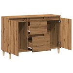 vidaXL Buffet chêne artisanal 102x35x70 cm bois d'ingénierie
