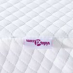 vidaXL Coussins de Matelas Blanc 160 x 200 cm