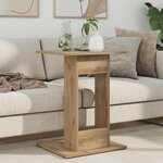 vidaXL Table d'appoint Chêne artisanal 45 x 40 x 62 5 cm