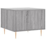 vidaXL Tables basses 2 Pièces sonoma gris 50x50x40 cm bois d'ingénierie