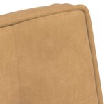 vidaXL Chaise de relaxation avec tabouret Marron Velours