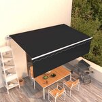 vidaXL Auvent rétractable automatique avec store 5x3 m Anthracite