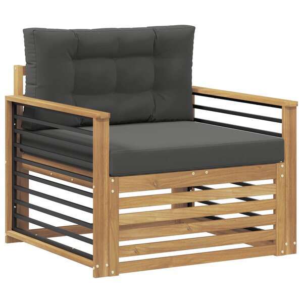 vidaXL Canapé d’extérieur Polyester Blanc