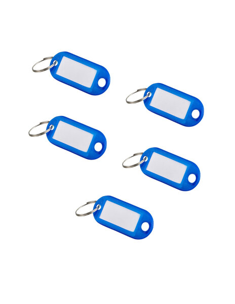 THIRARD - Lot de 5 portes-étiquettes  bleu  50x20mm - THIRARD