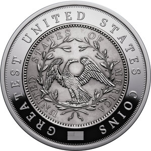 Monnaie 1794 FLOWING HAIR SILVER DOLLAR Greatest US Coins 2 Oz Argent 5$ Niue 2026 (PRÉCOMMANDE)