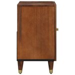 vidaXL Cabinet de Salle de Bain avec stockage Marron 62 x 33 x 58 cm