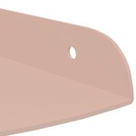 vidaXL Étagère Flottante d'Angle 2 pc Rose 18 x 18 x 2 cm