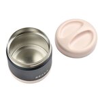 Pot de conservation inox isotherme bleu-rose 500 ml