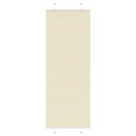 vidaXL Store plissé crème 80x200 cm largeur du tissu 79 4 cm polyester