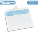 Lot de 100 enveloppes blanches c6 - gamme courrier+