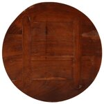 vidaXL Dessus de table Ø 60x3 8 cm rond bois massif de récupération