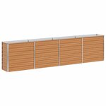 vidaXL Jardinière surélevée Marron Clair 320 x 40 x 77 cm