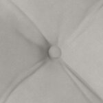 vidaXL Coussins de siège 4 Pièces Gris clair 40 x 40 x 6 cm Microfibre