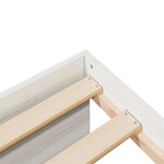vidaXL Lit de jour sans matelas blanc 80x200 cm bois de pin massif