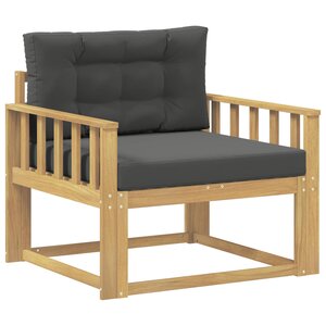 vidaXL Sofa de milieu extérieur Polyester Blanc