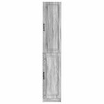 vidaXL Ensemble de Meubles 2 Pièces Sonoma gris Bois d'ingénierie