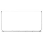 vidaXL Portant de bois de chauffage 300x25x150 cm acier galvanisé