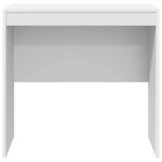 vidaXL Bureau Blanc 80 x 50 x 76 cm Bois d'ingénierie