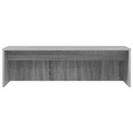 vidaXL Bureau mural Gris Sonoma 100 x 45 x 30 cm Bois d'ingénierie