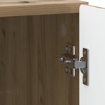 vidaXL Cabinet de chevet Chêne artisanal 43 x 34 5 x 50 cm