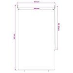 vidaXL Store enrouleur Protection UV Gris clair 100 x 140 cm Polyester