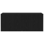 vidaXL Meuble TV Chêne noir 100 x 30 x 41 cm Bois d'ingénierie