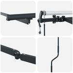 vidaXL Auvent Anthracite 4 5 × 3 m Métal