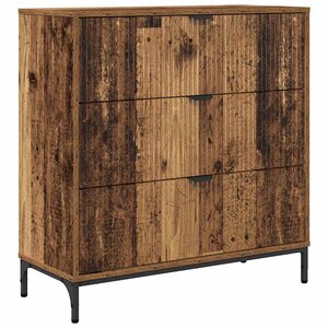 vidaXL Buffet Bois ancien 79 5 x 33 x 82 cm Bois d'ingénierie
