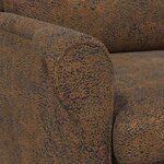 vidaXL fauteuil Marron 76 x 94 x 102 cm Faux cuir
