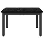 vidaXL Table basse Chêne noir 60 x 60 x 36 cm Bois d'ingénierie