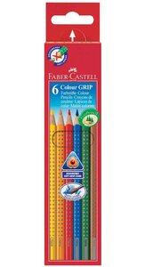 étui de 6 crayons de couleur COLOUR GRIP 2001 FABER-CASTELL