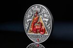 Pièce de monnaie en Argent 2000 Francs g 62.2 (2 oz) Millésime 2024 Four Elementals SALAMANDER