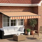 vidaXL Auvent rétractable électrique 3 5 x 2 5 m