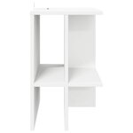 vidaXL Table basse Blanc 40 x 30 x 49 cm Bois d'ingénierie