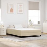 vidaXL Matelas de lit à ressorts ensachés en gris clair et vert  confort moyen  140x200x20 cm tissu