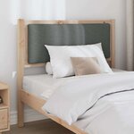 vidaXL Tête de lit Autre Marron 100 cm Bois massif en pin