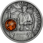 Monnaie HUNGARY Amber Route Argent 1$ Niue 2026 (PRÉCOMMANDE)